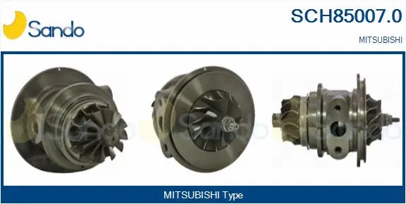 Groupe carter, turbocompresseur SANDO SCH85007.0