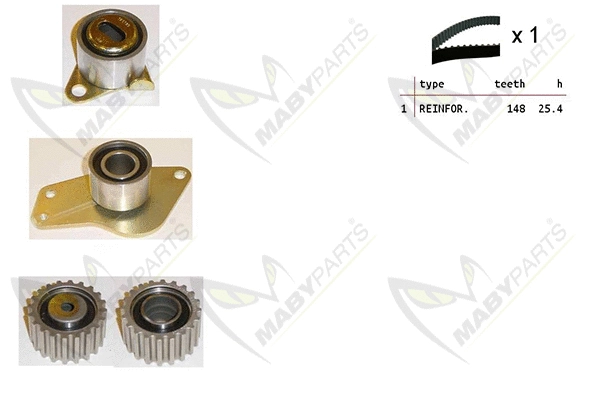Kit de courroie crantée MABYPARTS OBK010367