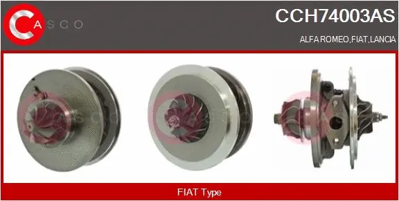 Groupe carter, turbocompresseur CASCO CCH74003AS