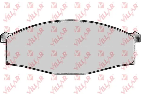 Kit de plaquettes de frein, frein à disque VILLAR 626.0451
