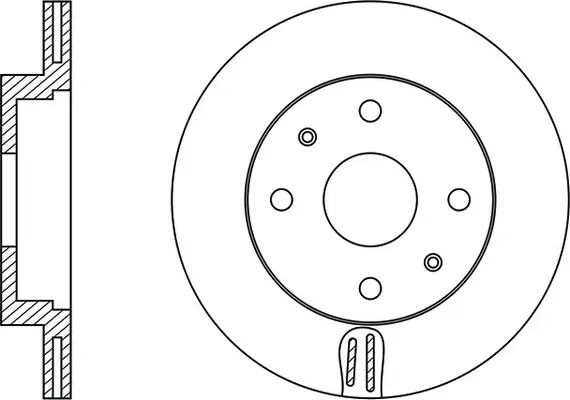 Disque de frein FIT FR0586V