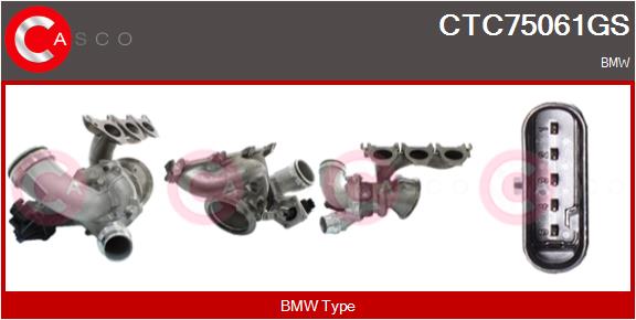Turbocompresseur, suralimentation CASCO CTC75061GS