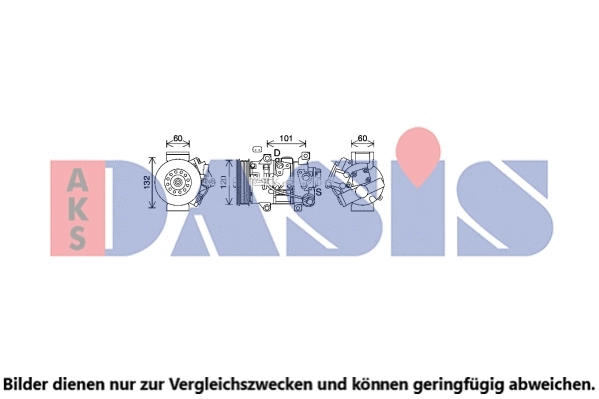 Compresseur, climatisation AKS DASIS 852953N