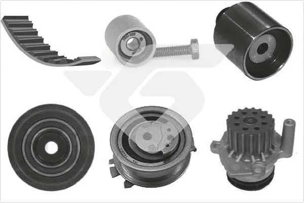 Pompe à eau + kit de courroie crantée HUTCHINSON KH 448WP68