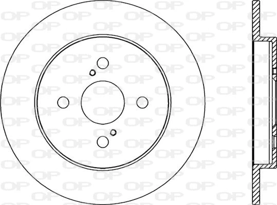 Disque de frein OPEN PARTS BDR2293.10