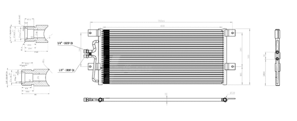 Condenseur, climatisation HART 606 213