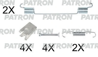 Kit d'accessoires, mâchoire de frein PATRON PSRK0200