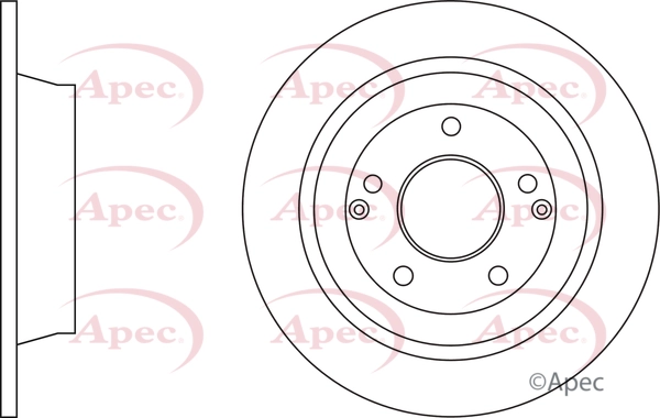 Disque de frein APEC DSK3530