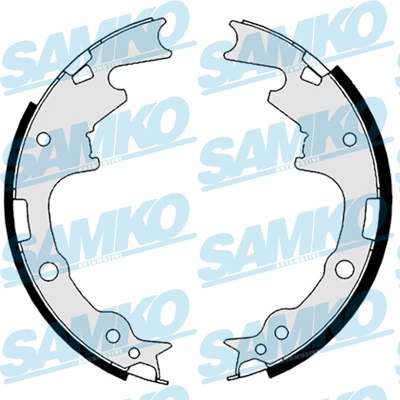 Jeu de mâchoires de frein SAMKO 88790