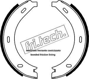 Jeu de mâchoires de frein, frein de stationnement fri.tech. 1052.123