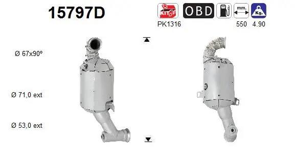 Catalyseur AS 15797D