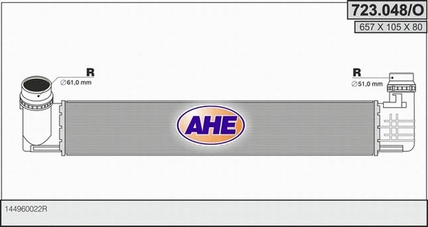 Refroidisseur d'air de suralimentation AHE 723.048/O