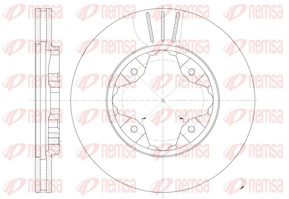 Disque de frein REMSA 6205.10