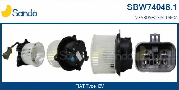 Pulseur d'air habitacle SANDO SBW74048.1