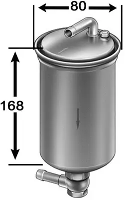 Filtre à carburant JS ASAKASHI FS0008