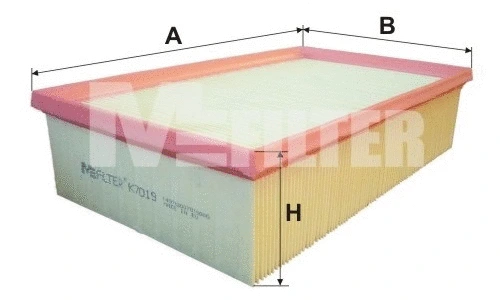 Filtre à air MFILTER K 7019