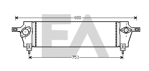 Refroidisseur d'air de suralimentation EACLIMA 36A18011