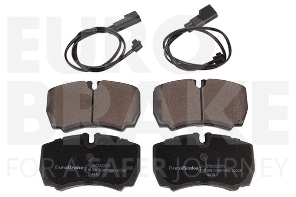 Kit de plaquettes de frein, frein à disque EUROBRAKE 5502222575