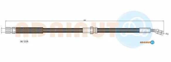 Flexible de frein ADRIAUTO 06.1235
