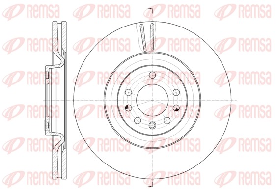 Disque de frein REMSA 61487.10