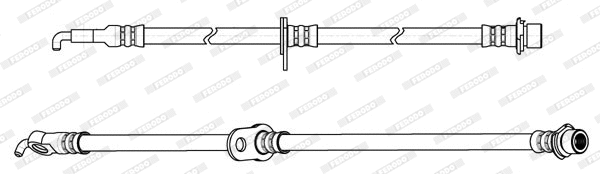 Flexible de frein FERODO FHY2846