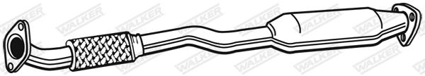 Silencieux avant WALKER 21757