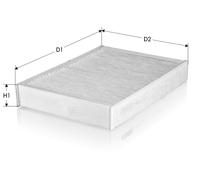 Filtre, air de l'habitacle TECNECO FILTERS CK1256