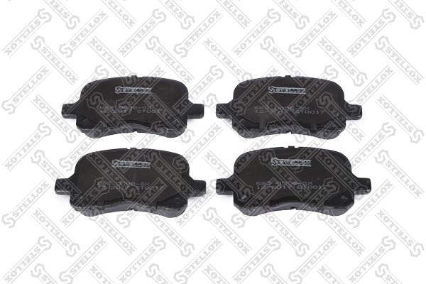 Kit de plaquettes de frein, frein à disque STELLOX 663 000B-SX