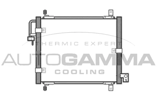 Condenseur, climatisation AUTOGAMMA 105041