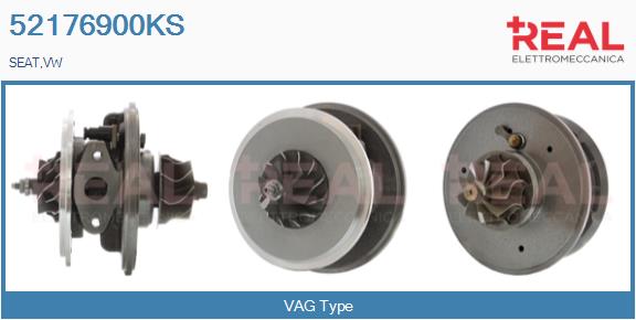Groupe carter, turbocompresseur REAL 52176900KS
