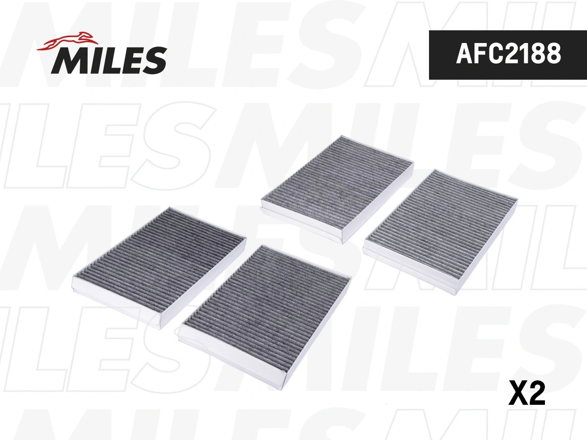 Filtre, air de l'habitacle MILES AFC2188