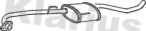 Silencieux central KLARIUS 260473