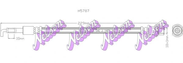 Flexible de frein KAWE H5787