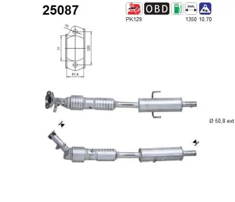 Catalyseur AS 25087