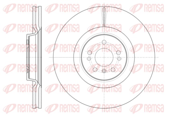 Disque de frein REMSA 61406.10