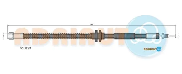 Flexible de frein ADRIAUTO 55.1293