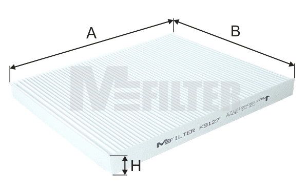 Filtre, air de l'habitacle MFILTER K 9127