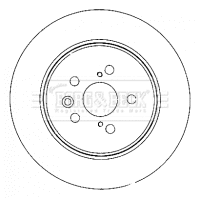 Disque de frein BORG & BECK BBD4501