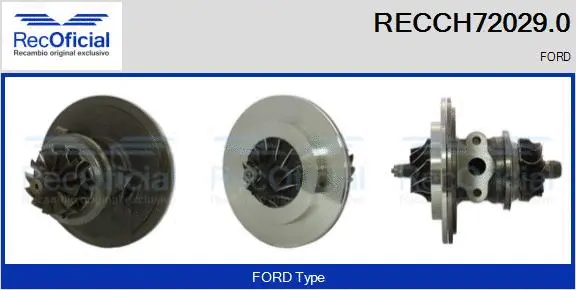 Groupe carter, turbocompresseur RECOFICIAL RECCH72029.0
