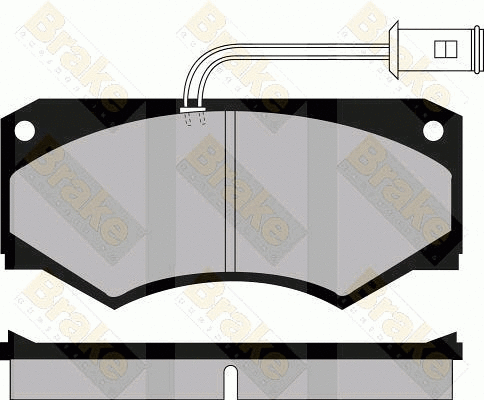 Kit de plaquettes de frein, frein à disque Brake ENGINEERING PA510