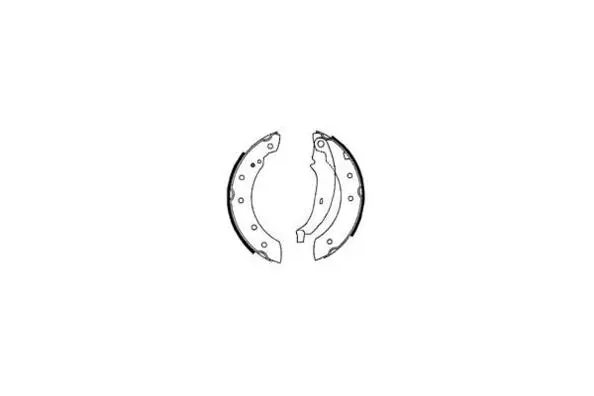 Jeu de mâchoires de frein E.T.F. 09-0509