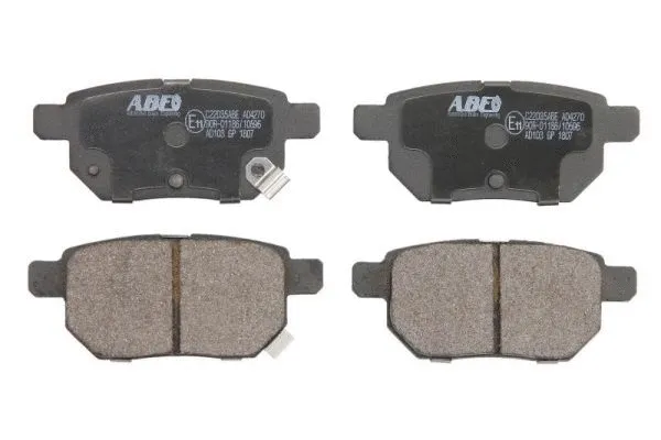 Kit de plaquettes de frein, frein à disque ABE C22035ABE