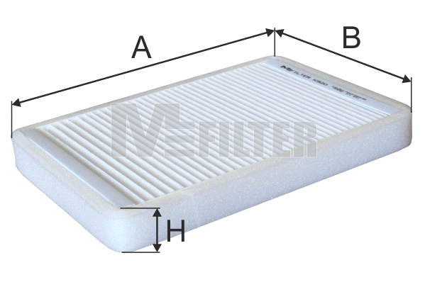 Filtre, air de l'habitacle MFILTER K 920