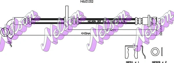 Flexible de frein KAWE H6010Q