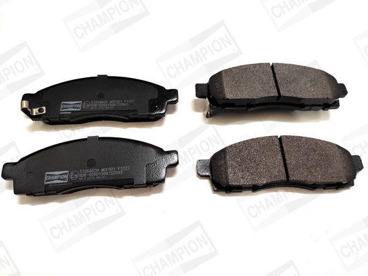Kit de plaquettes de frein, frein à disque CHAMPION 572646CH