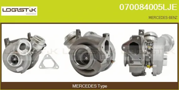 Turbocompresseur, suralimentation LGK 070084005LJE