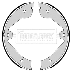 Jeu de mâchoires de frein, frein de stationnement BORG & BECK BBS6373