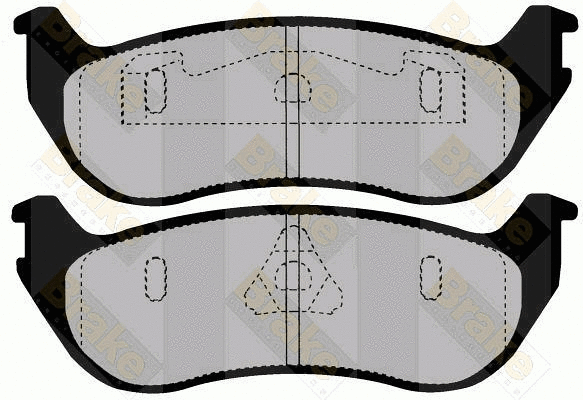 Kit de plaquettes de frein, frein à disque Brake ENGINEERING PA1467