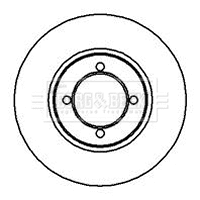 Disque de frein BORG & BECK BBD4859