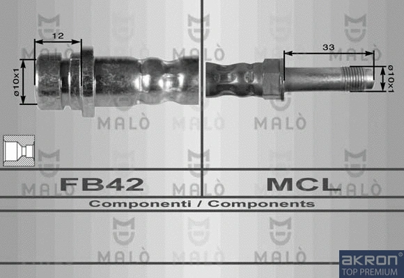 Flexible de frein AKRON-MALÒ 8686